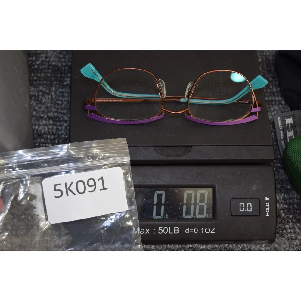 Jean Lafont OFFICIELLE 7802‎ Eyeglasses Purple Copper Blue 50 19 143 France